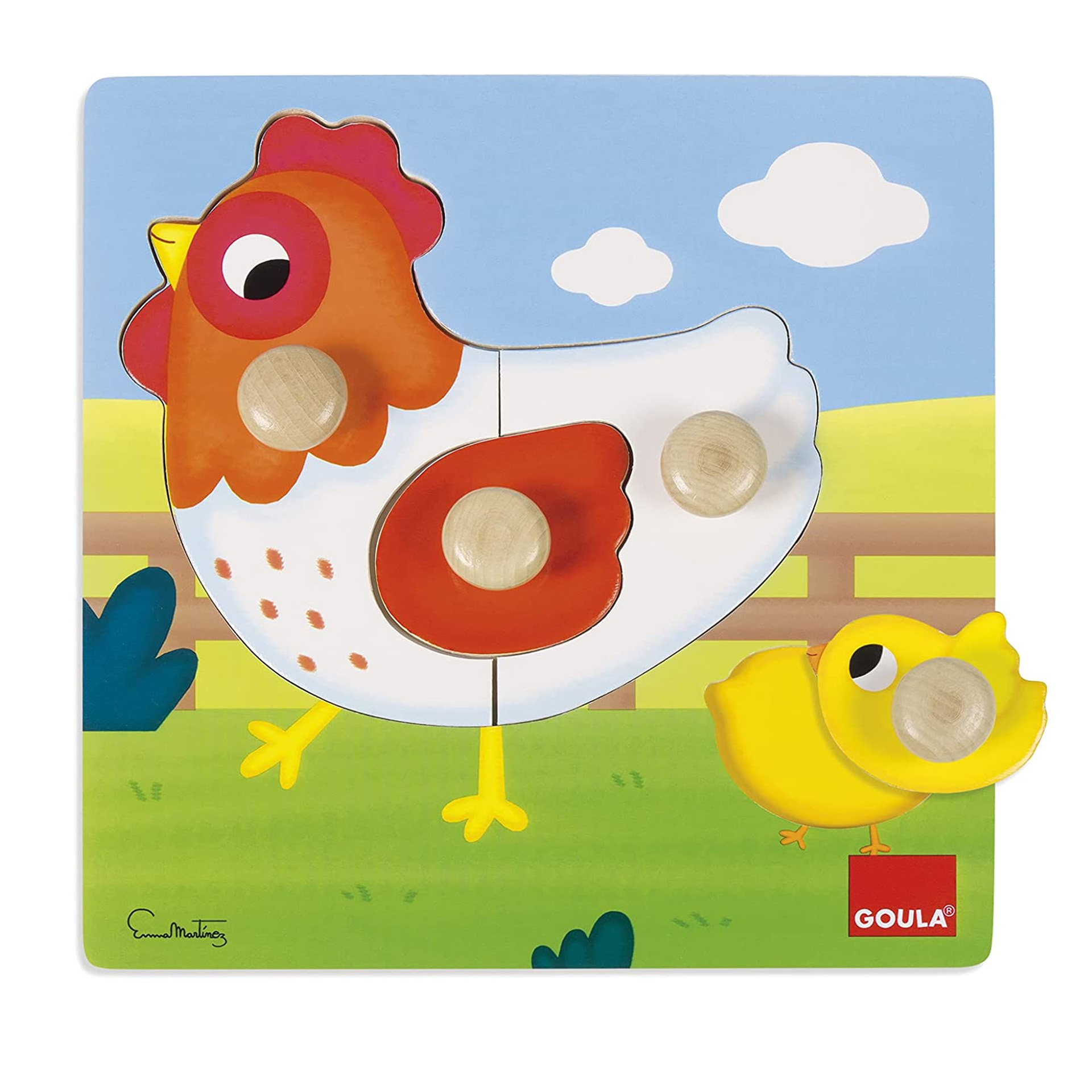 PUZZLE DE MADEIRA GALINHA