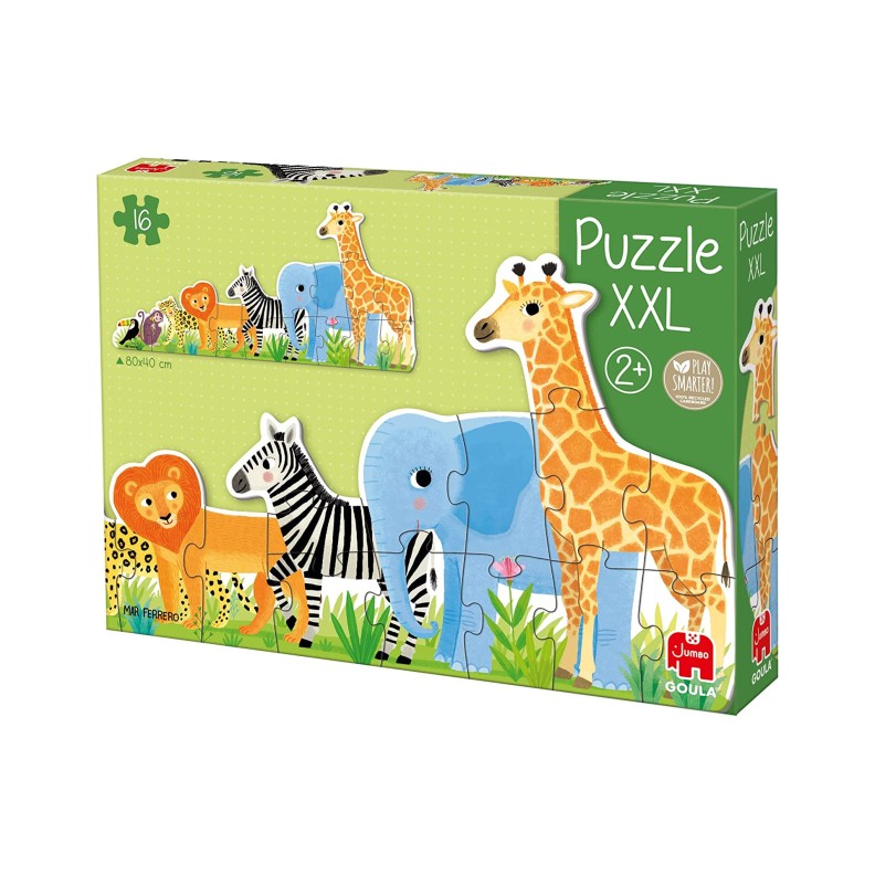 PUZZLE XXL SELVA - DE PEQUENO A GRANDE