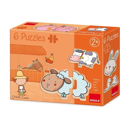 6 PUZZLES DE MADEIRA