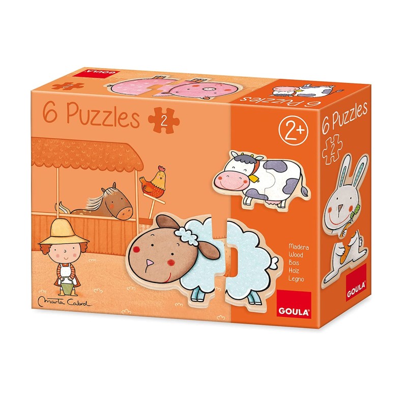 6 PUZZLES DE MADEIRA