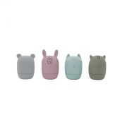 SET 4 BRINQUEDOS DE BANHO DE SILICONE