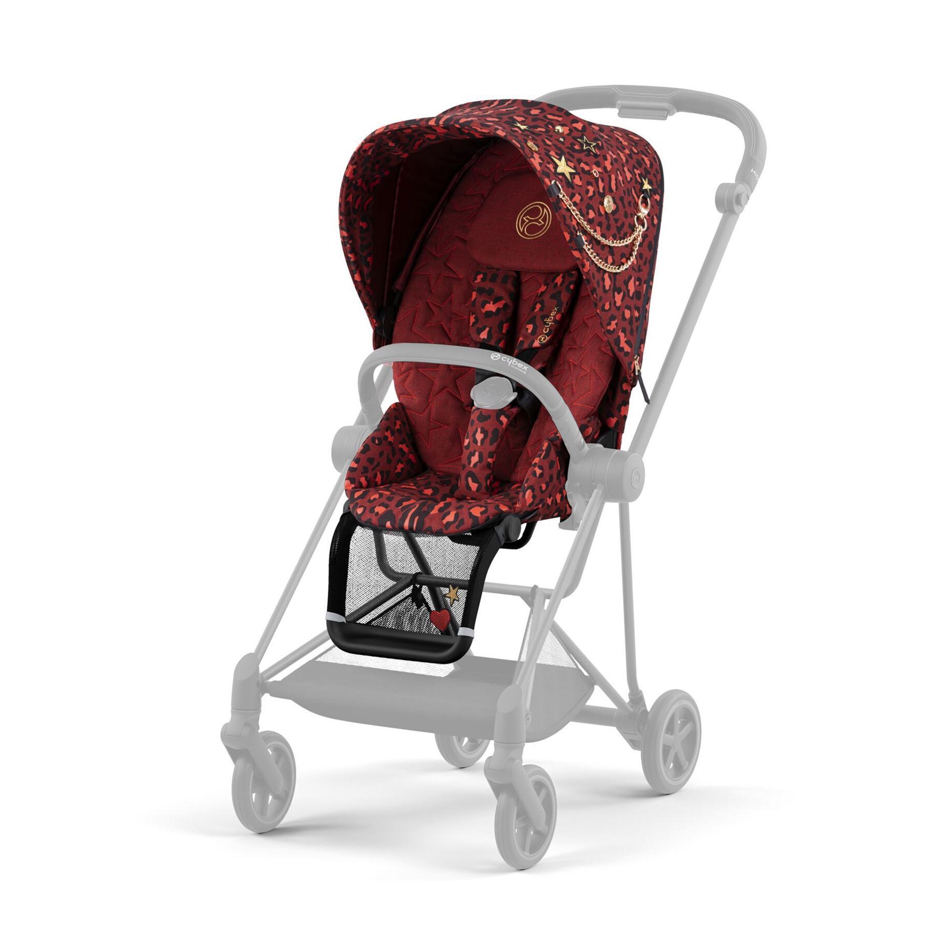 SEAT PACK MIOS ROCKSTAR ROSENROT RED DARK