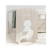 CAMA DREAM BEAR ROBLE VERSO / BRANCO MATE