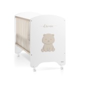 CAMA DREAM BEAR BRANCO MATE / TERRA CLARO