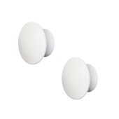 PUXADORES DECOR DE MADEIRA REDONDOS BRANCO PUXADORES DECOR DE MADEIRA REDONDOS BRANCO