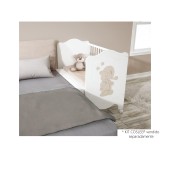 CAMA SLEEPY BEAR BRANCO MATE/TERRA CLARO