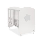 CAMA BIG STAR BRANCO MATE/PRATA MATE