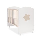 CAMA BIG STAR BRANCO MATE/TERRA CLARO