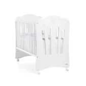 CAMA CORAZONES BRANCO MATE