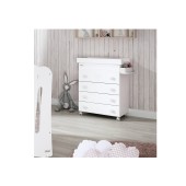 CMODA-BANHEIRA CORAZONES BRANCO MATE