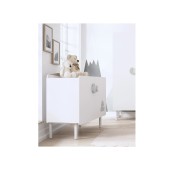 CMODA KUMA BRANCO MATE/PRATA MATE