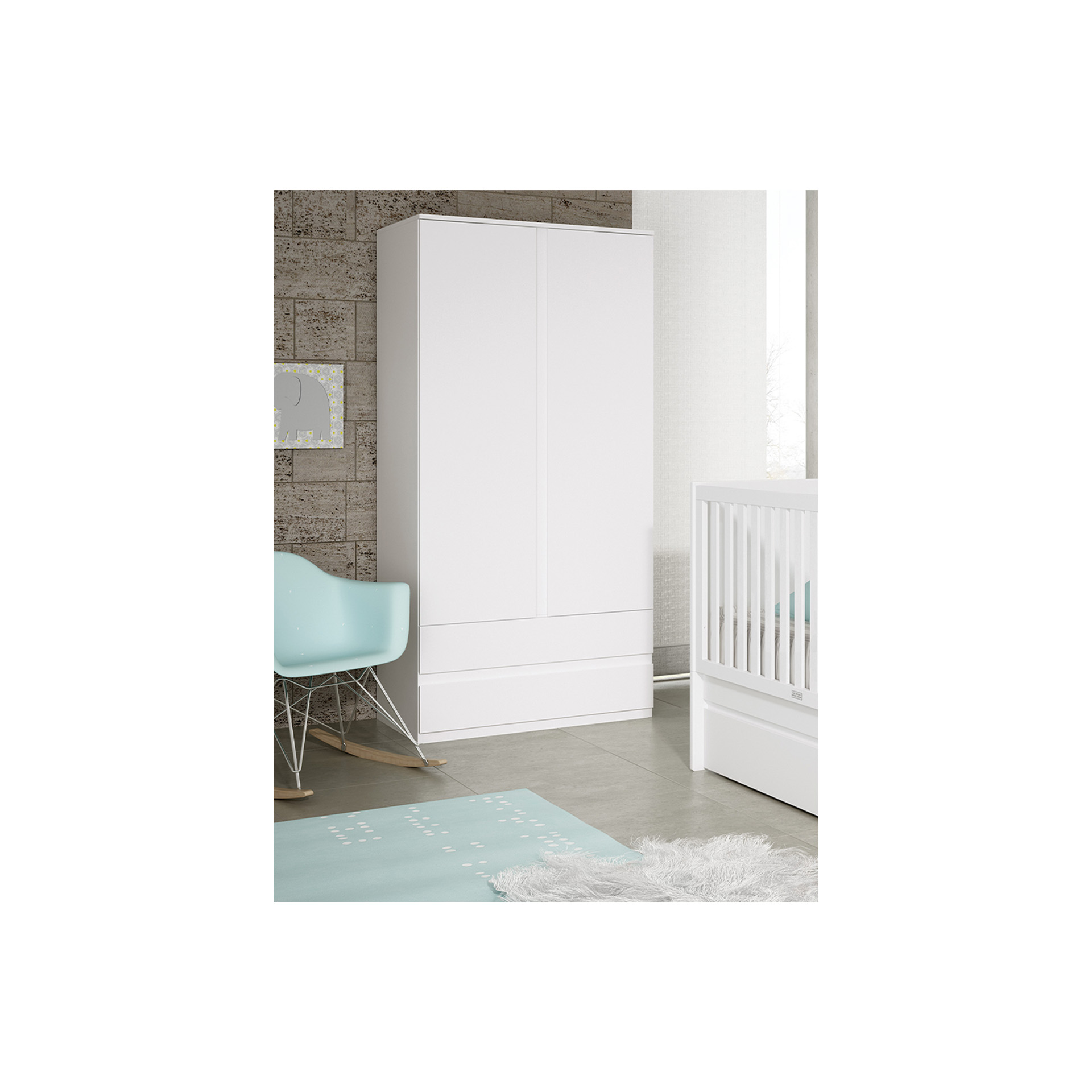 ARMÁRIO COOL BRANCO MATE