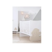 CAMA KUMA BRANCO MATE/TERRA CLARO