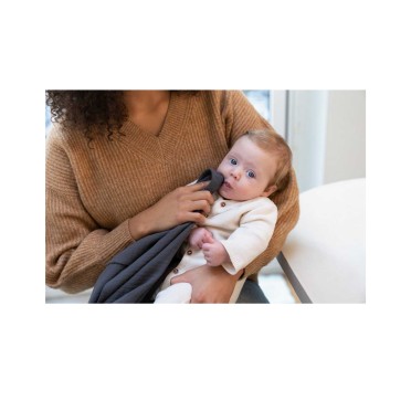 CAPA DE AMAMENTAO MOM'N PLAY CINZA