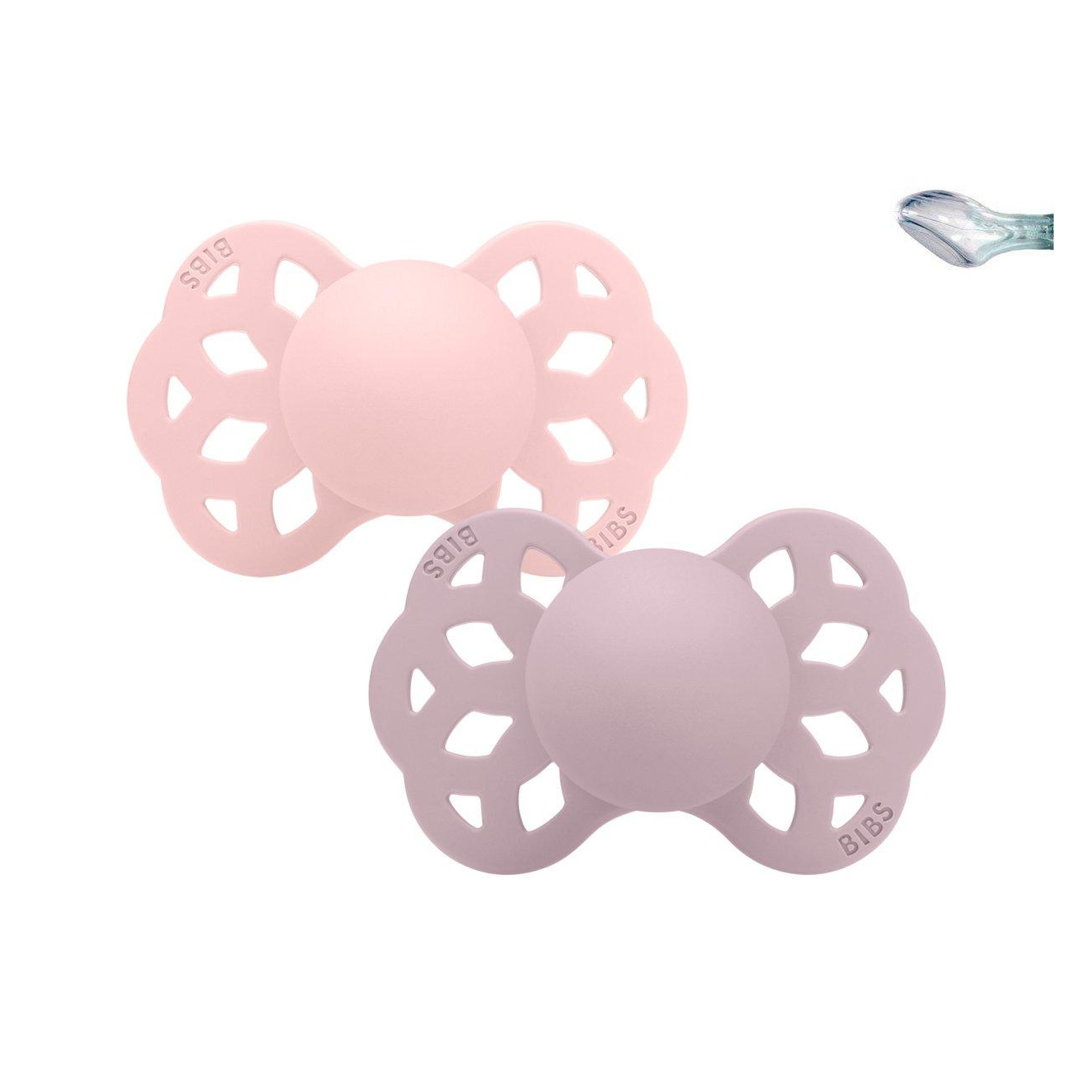 CHUPETAS BIBS INFINITY ANATÓMICAS BLOSSOM / DUSKY LILAC