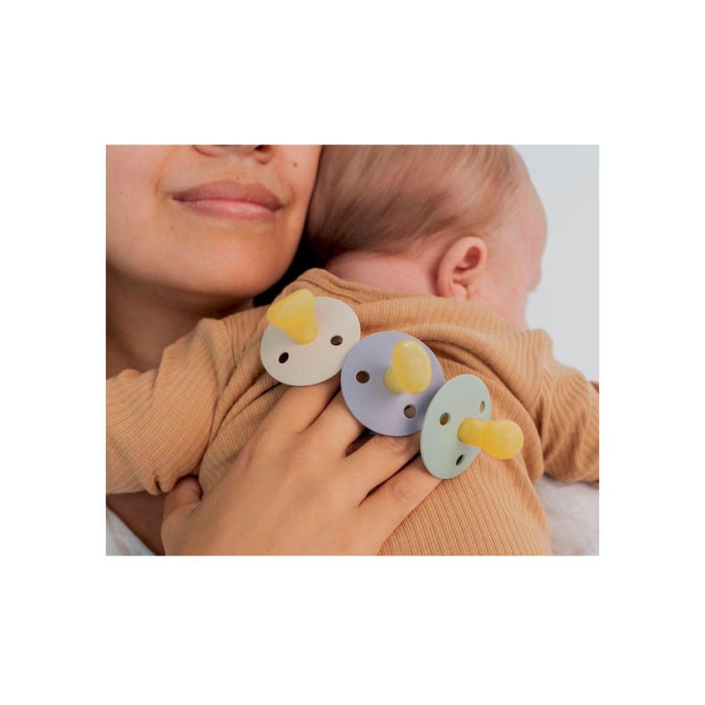 CHUPETAS BIBS COLOURS ANAT�MICAS IVORY / SAGE
