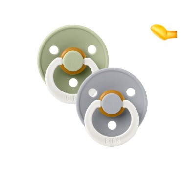 CHUPETAS BIBS NOTURNAS COLOURS ANATMICAS SAGE / CLOUD