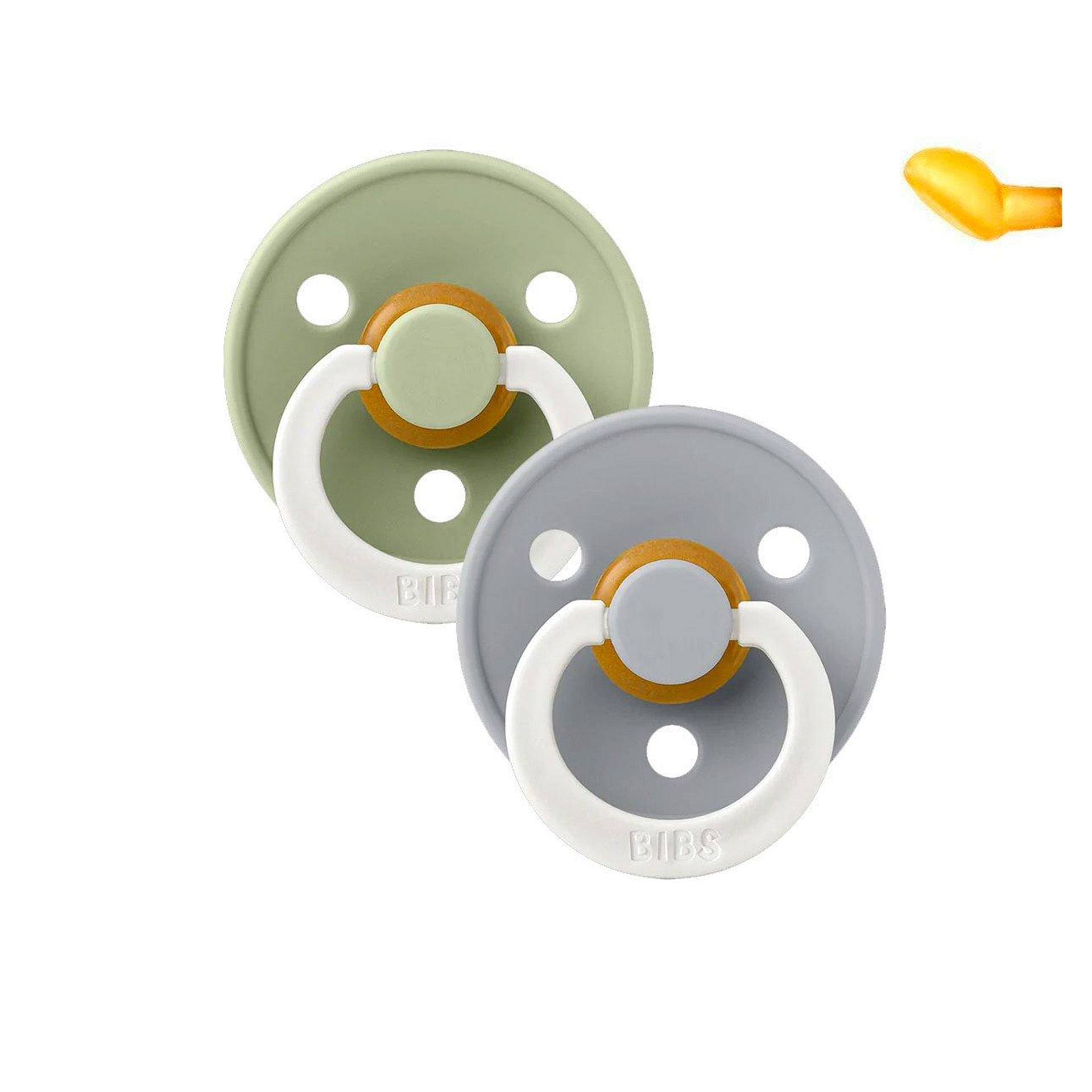 CHUPETAS BIBS NOTURNAS COLOURS ANATÓMICAS SAGE / CLOUD