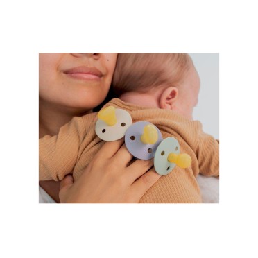 CHUPETAS BIBS NOTURNAS COLOURS ANATMICAS SAGE / CLOUD