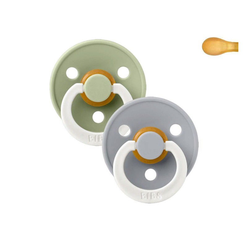 CHUPETAS BIBS NOTURNAS COLOURS SIMTRICAS SAGE / CLOUD