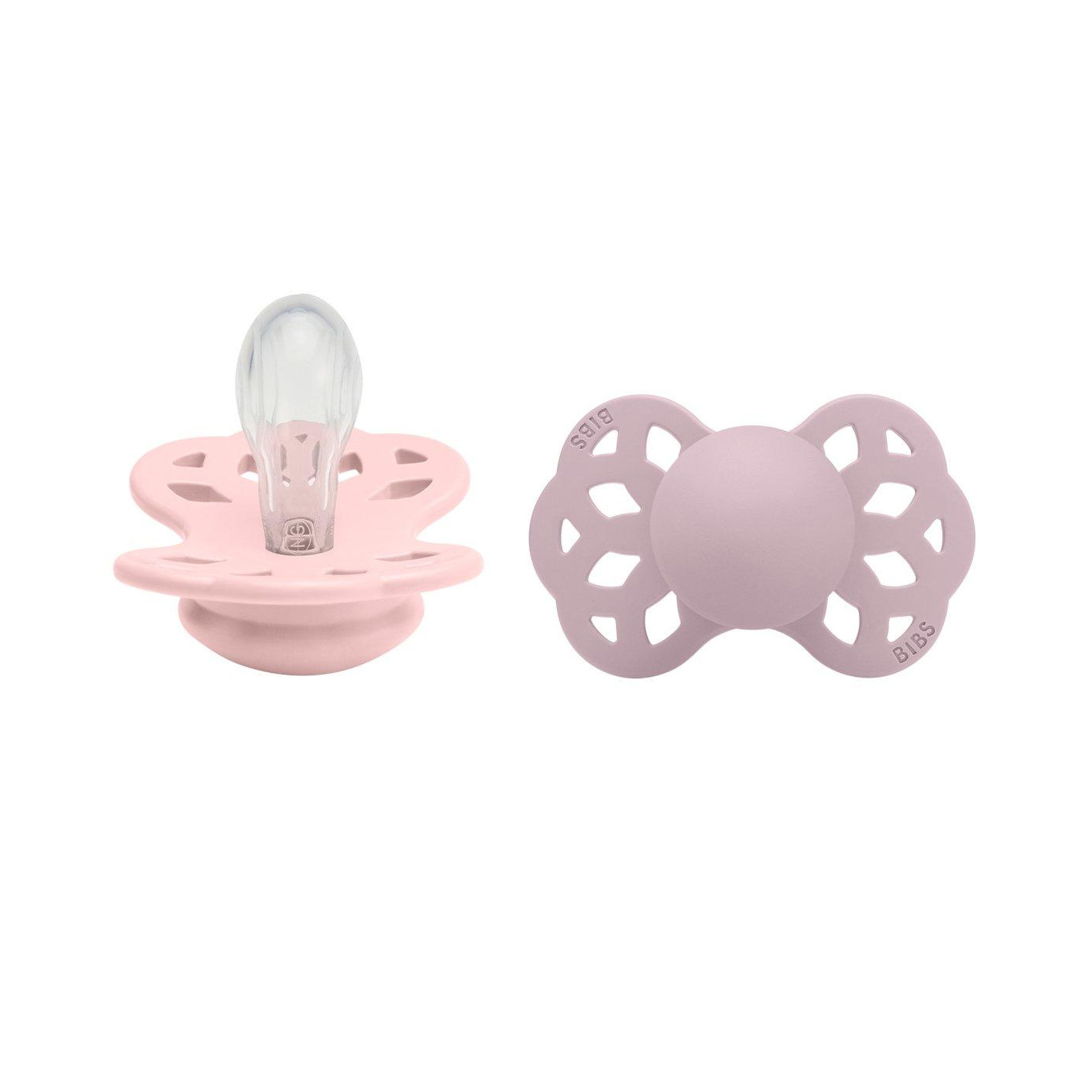 CHUPETAS BIBS INFINITY SIMÉTRICAS BLOSSOM / DUSKY LILAC