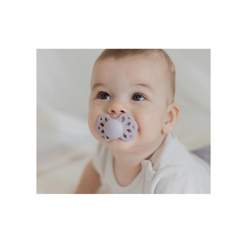 CHUPETAS BIBS INFINITY SIM�TRICAS BLOSSOM / DUSKY LILAC