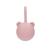 GUARDA CHUPETAS SILICONE BEAR PINK