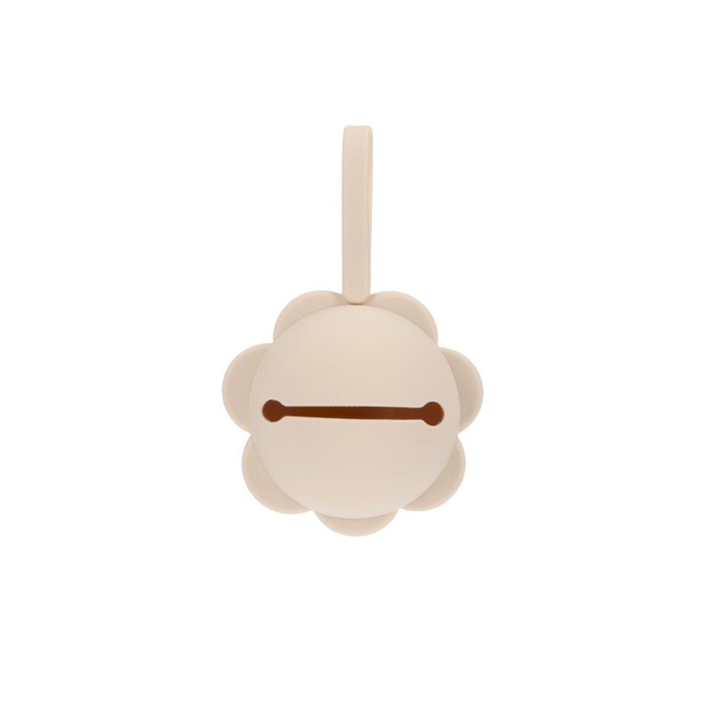 GUARDA CHUPETAS SILICONE FLOWER IVORY