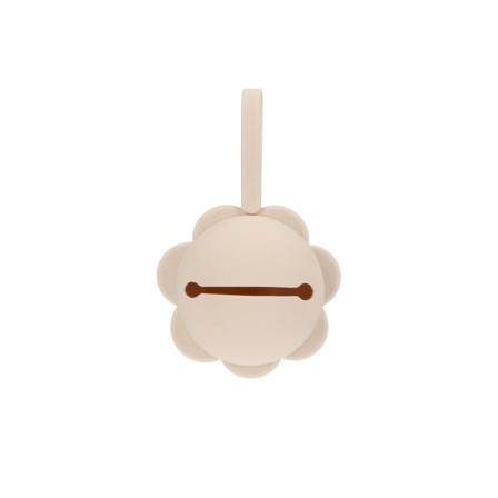 GUARDA CHUPETAS SILICONE FLOWER IVORY