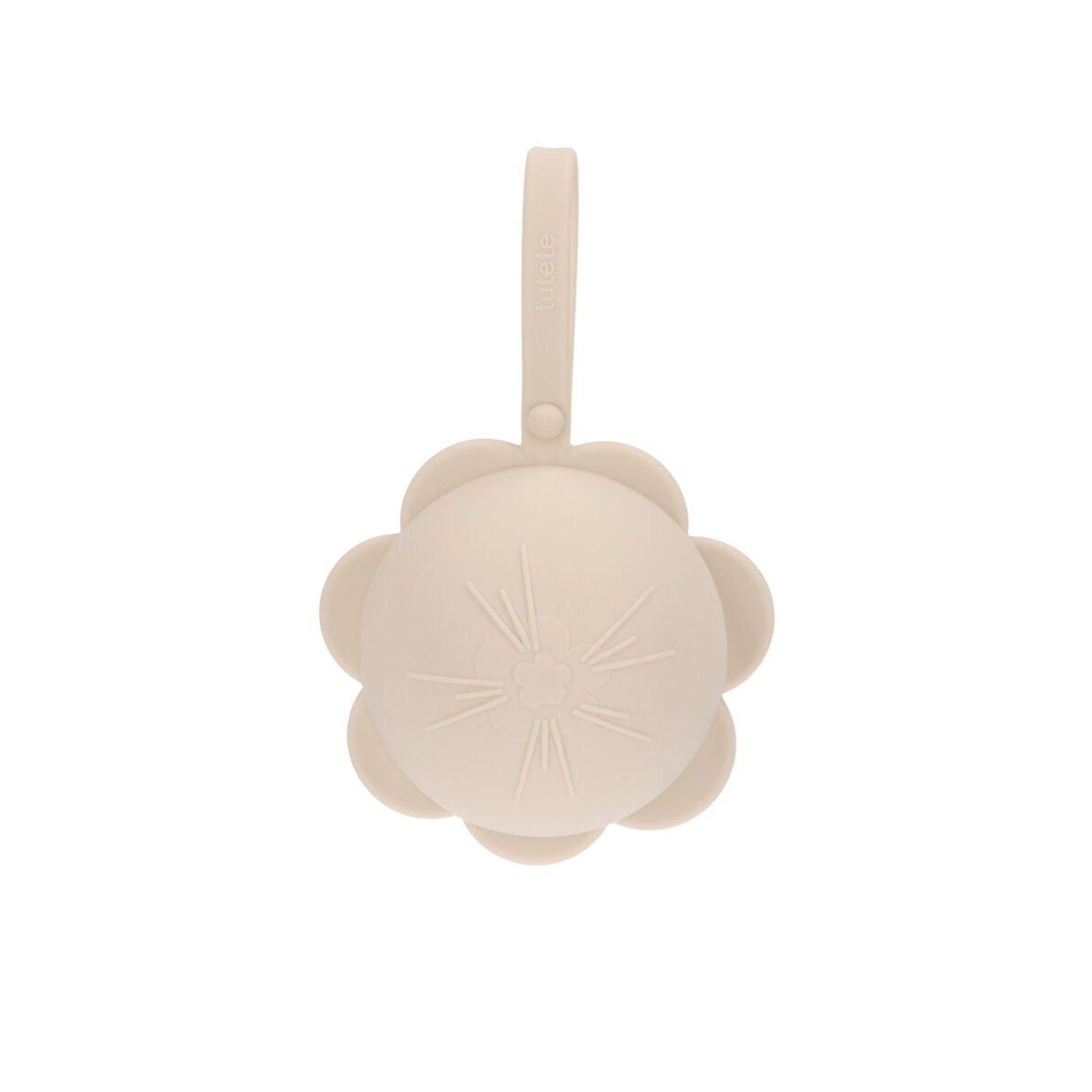 GUARDA CHUPETAS SILICONE FLOWER IVORY