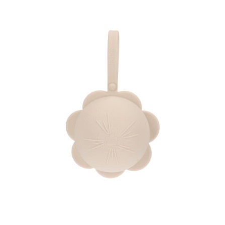 GUARDA CHUPETAS SILICONE FLOWER IVORY