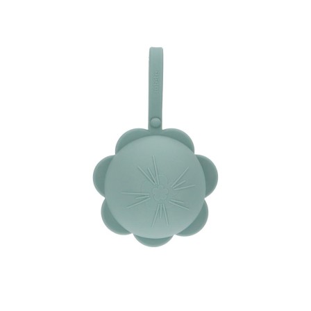 GUARDA CHUPETAS SILICONE FLOWER LIGHT SAGE