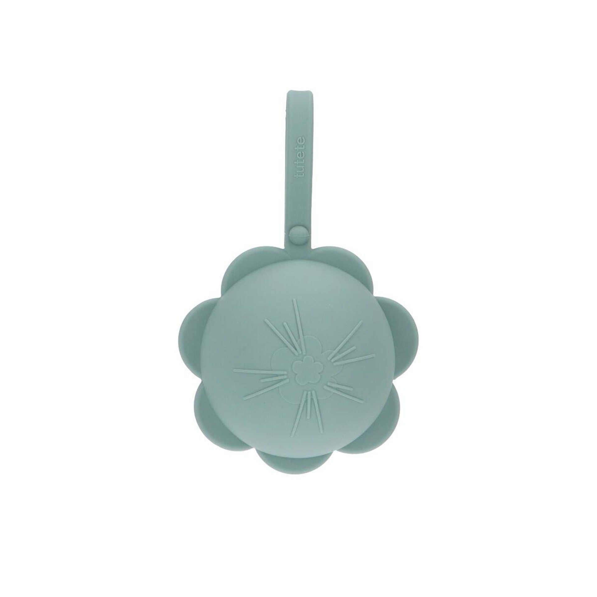 GUARDA CHUPETAS SILICONE FLOWER LIGHT SAGE
