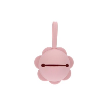 GUARDA CHUPETAS SILICONE FLOWER PINK