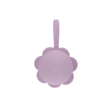 GUARDA CHUPETAS SILICONE FLOWER LILAC