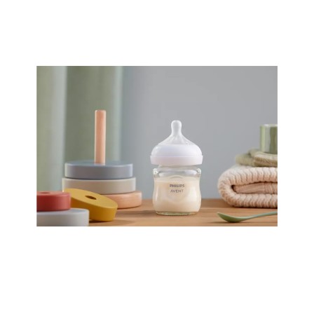 BIBERÃO NATURAL RESPONSE VIDRO 120ML