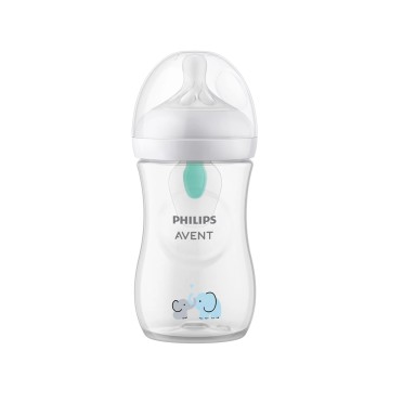 BIBERÃO NATURAL RESPONSE AIRFREE 260 ML ELEFANTE