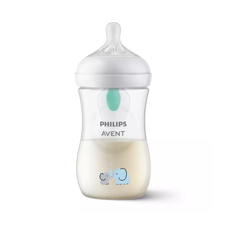 BIBERÃO NATURAL RESPONSE AIRFREE 260 ML ELEFANTE