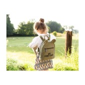 MOCHILA INFANTIL MY FIRST BAG TECIDO KAKI