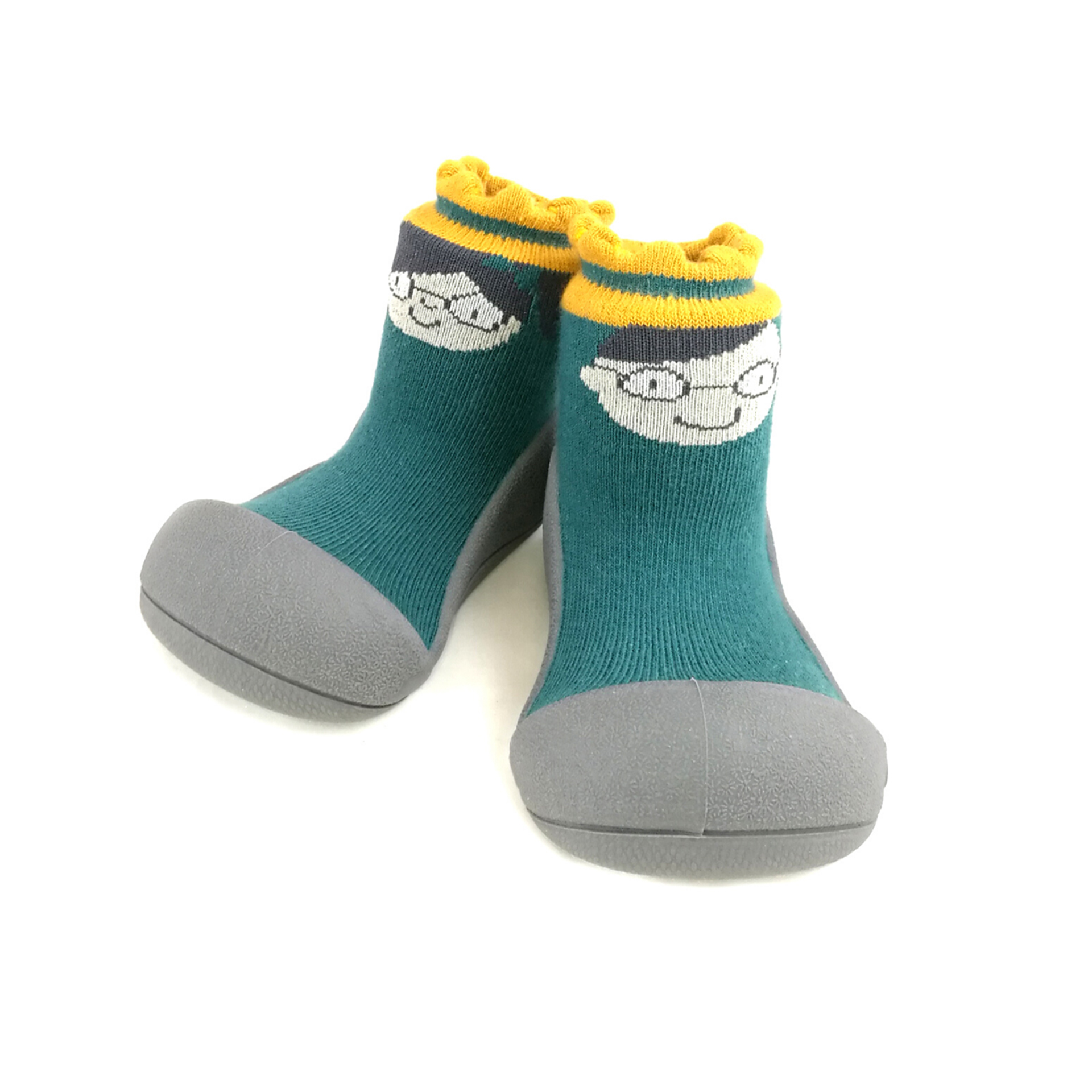 MEIA ANTIDERRAPANTE KING & QUEEN GREEN