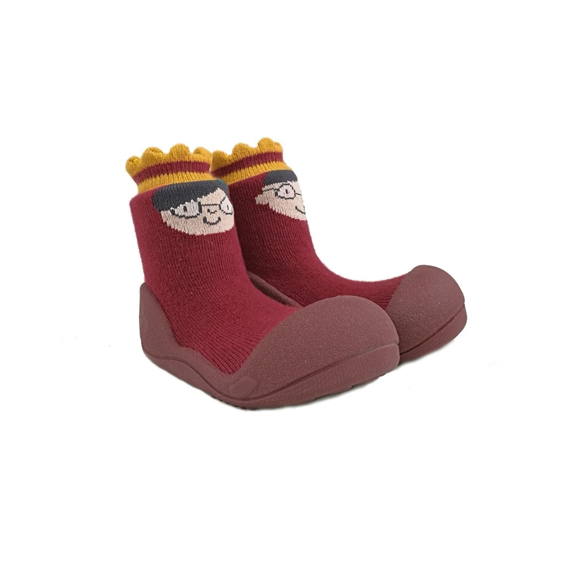 MEIA ANTIDERRAPANTE KING & QUEEN RED