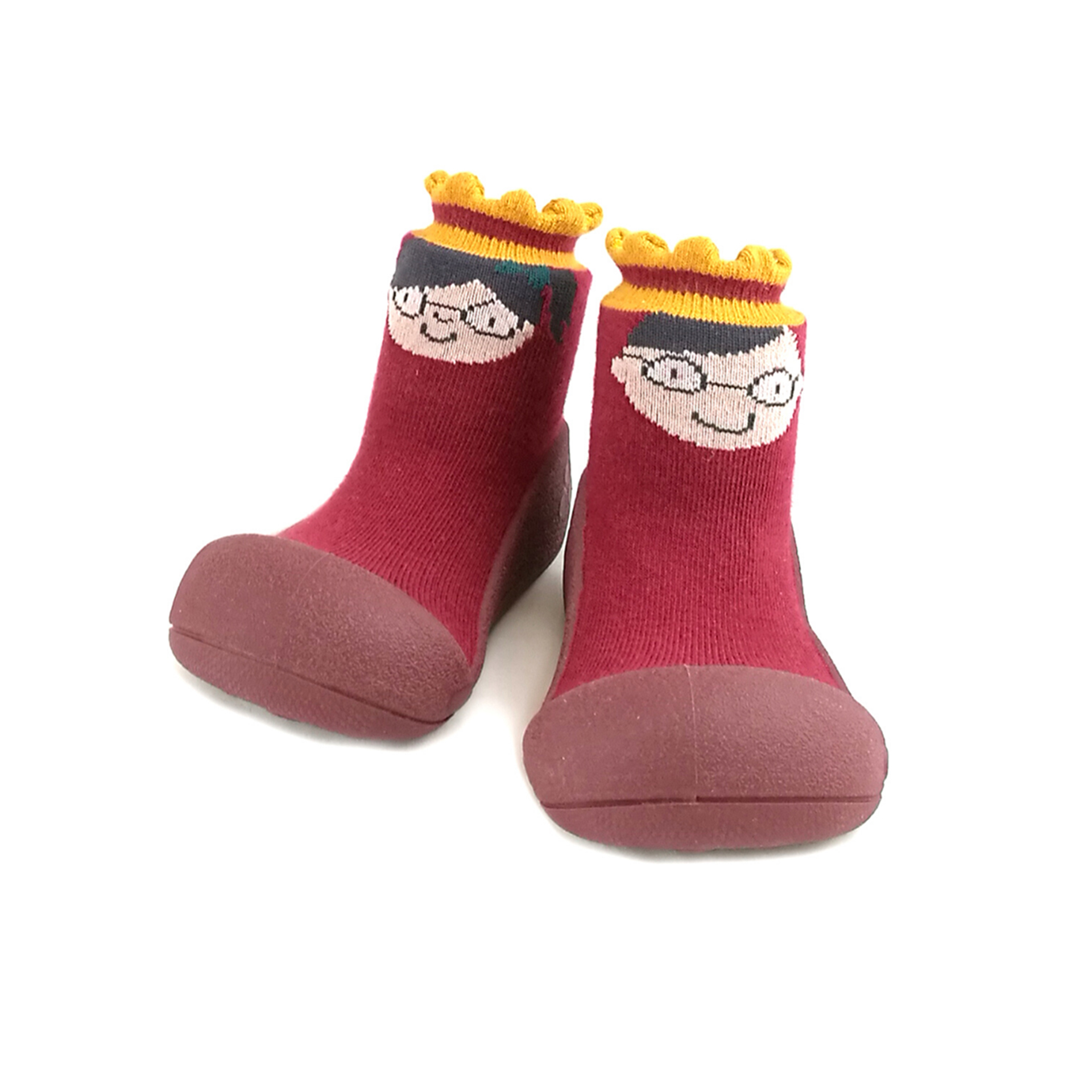 MEIA ANTIDERRAPANTE KING & QUEEN RED