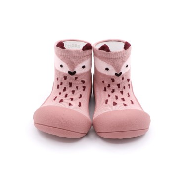 MEIA ANTIDERRAPANTE FOX PINK