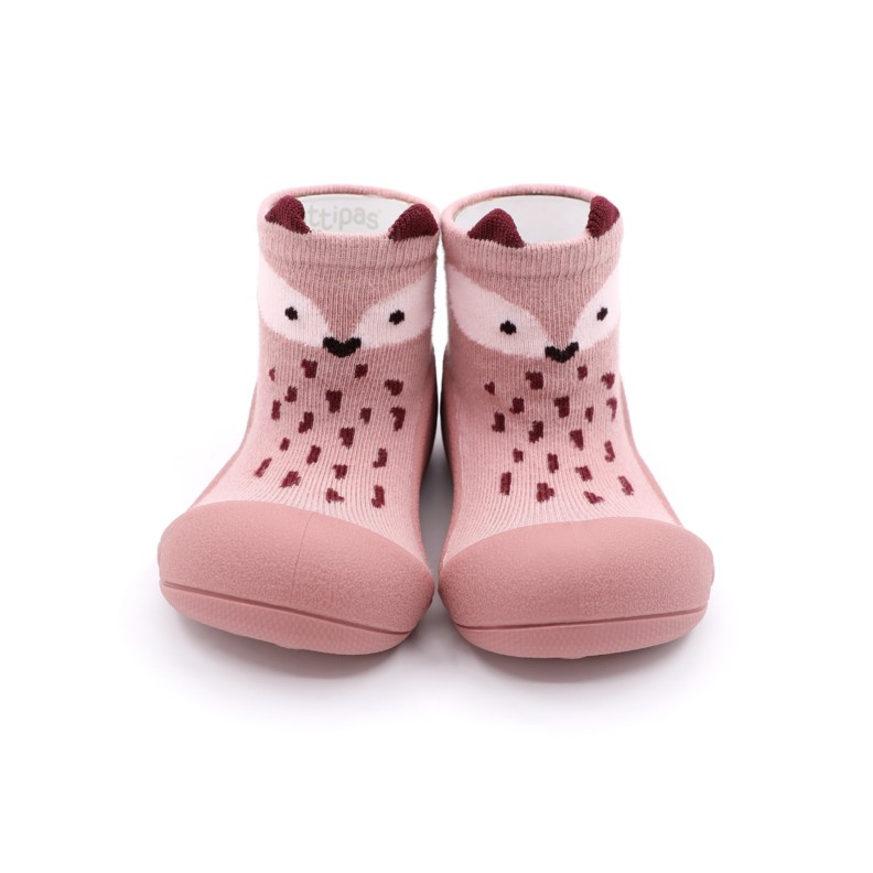 MEIA ANTIDERRAPANTE FOX PINK