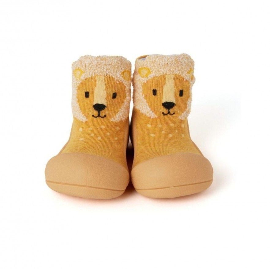 MEIA ANTIDERRAPANTE ZOOTOPIA LION YELLOW