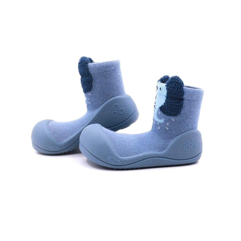 MEIA ANTIDERRAPANTE ZOOTOPIA ELEPHANT BLUE