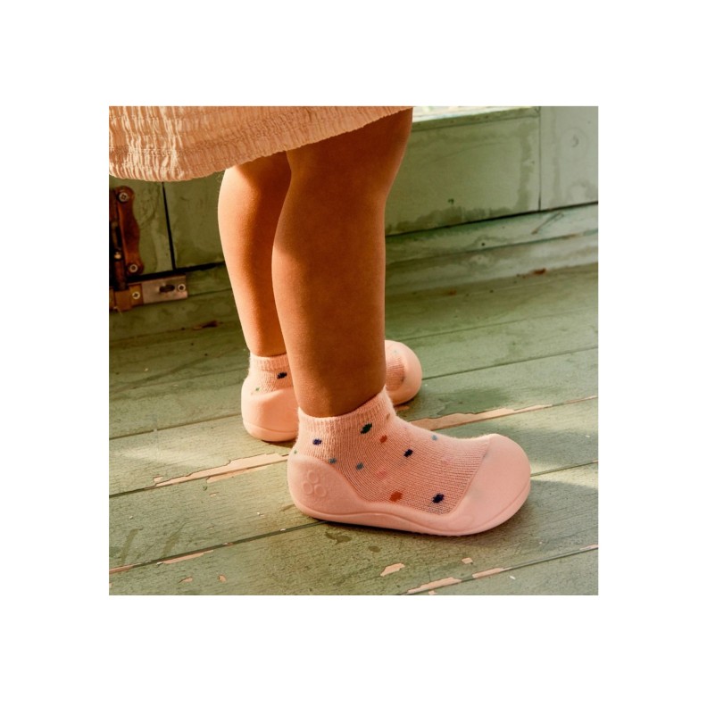 MEIA ANTIDERRAPANTE POP PEACH