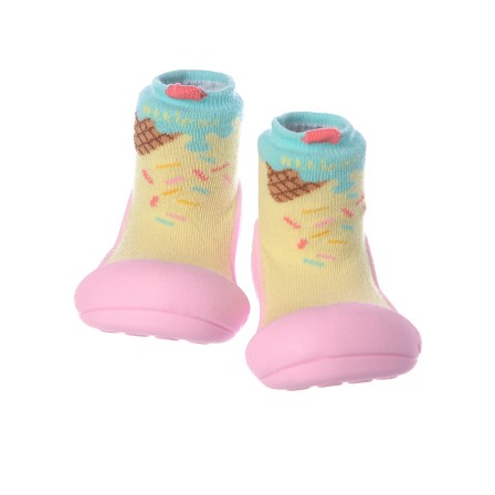 MEIA ANTIDERRAPANTE ICE CREAM PINK