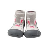 MEIA ANTIDERRAPANTE PET RABBIT GRAY