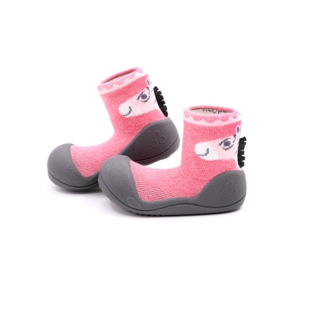 MEIA ANTIDERRAPANTE ZEBRA PINK